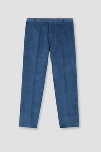 Steel Blue Corduroy Soren Trousers