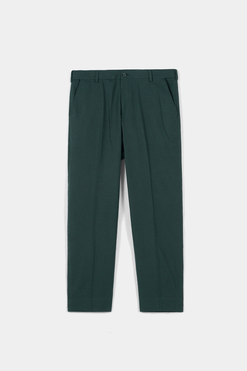 Forrest Green Flannel Ravon Trousers