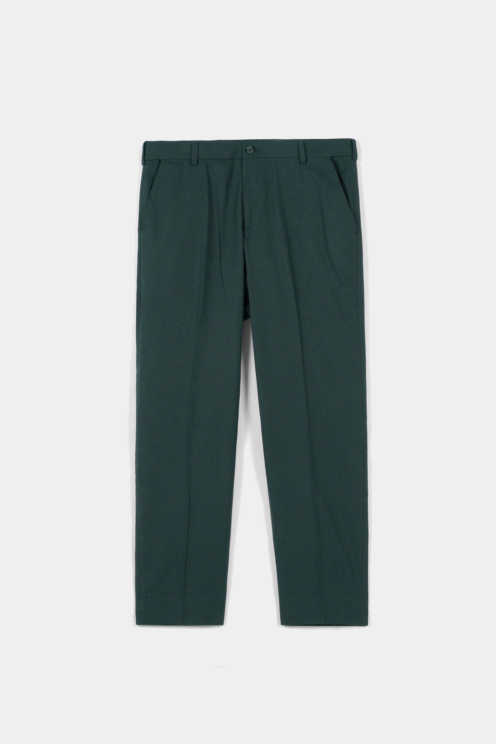 Forrest Green Flannel Ravon Trousers