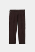Brown Flannel Gurkha Trousers