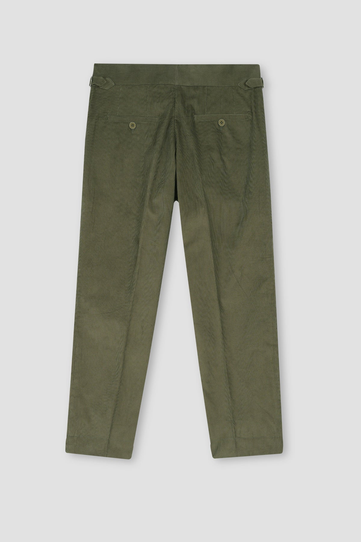 Seaweed Green Corduroy Gurkha Trousers