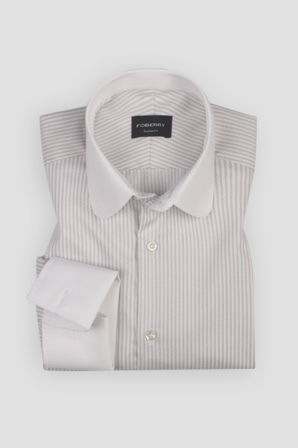 Grey Stripes Egyptian Easy Care Shirt