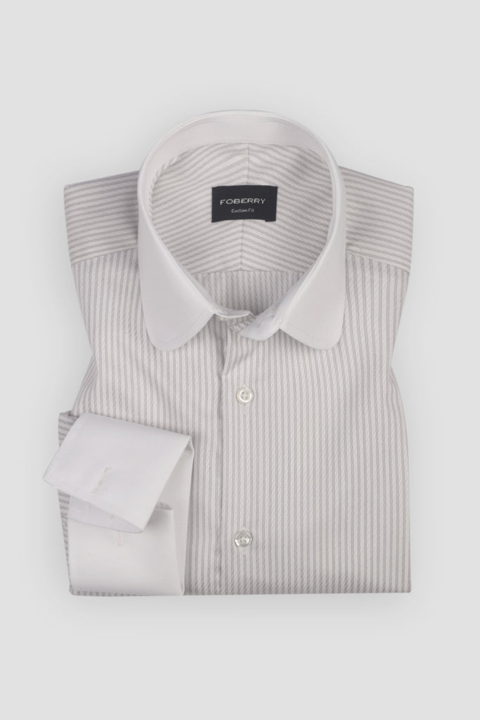 Grey Stripes Egyptian Easy Care Shirt