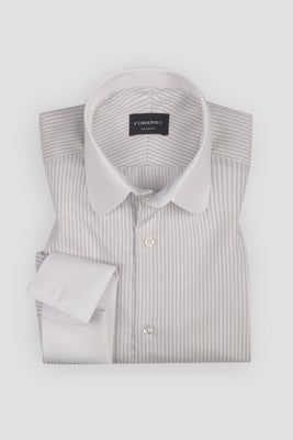 Grey Stripes Egyptian Easy Care Shirt