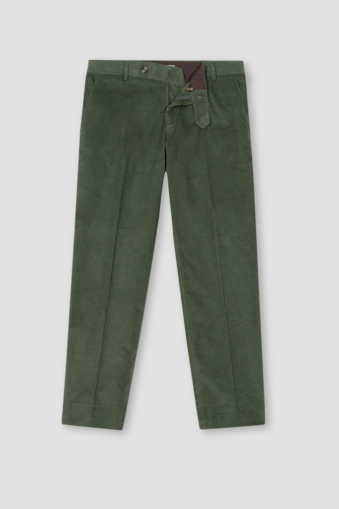 Hunter Green Corduroy Soren Trousers