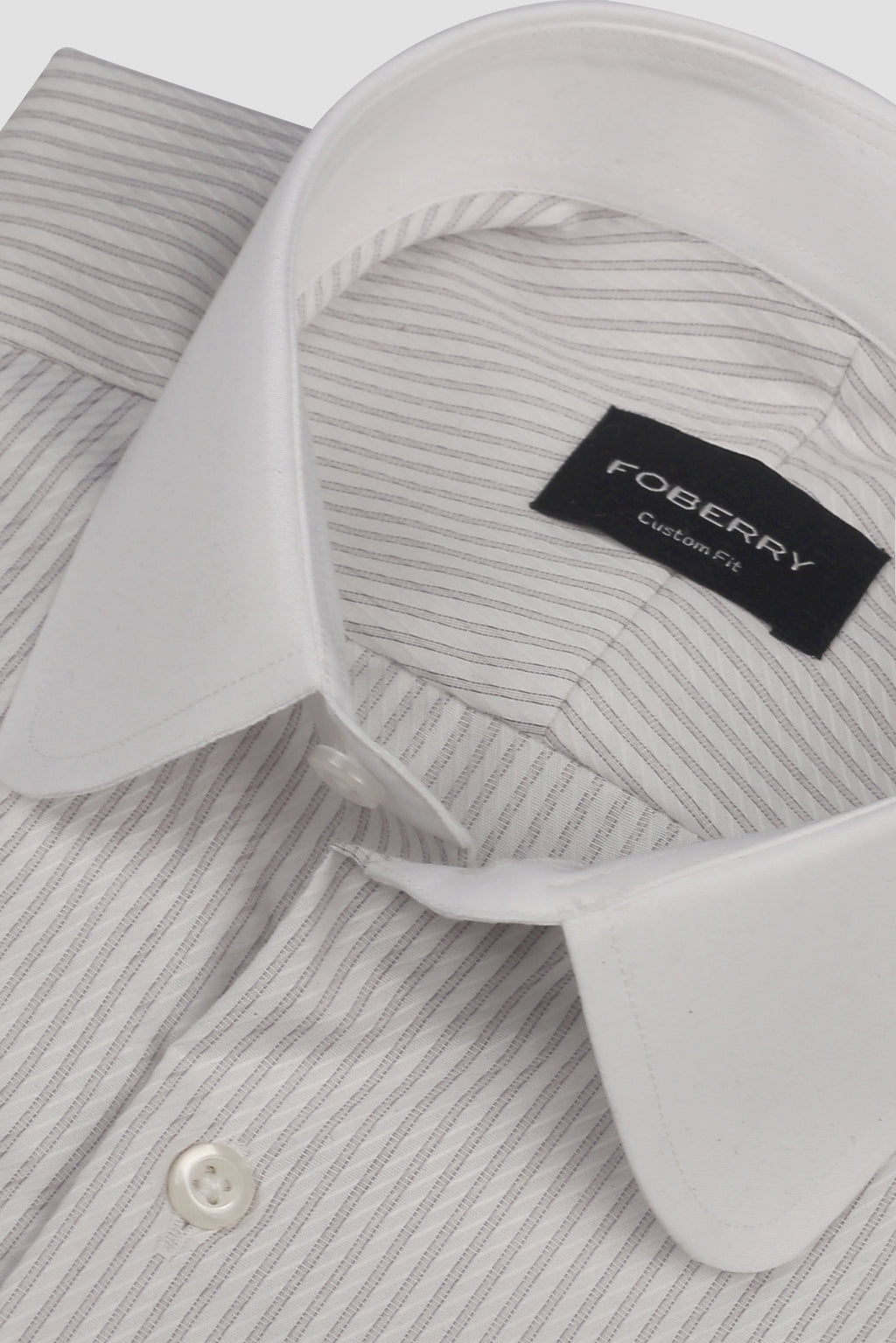 Grey Stripes Egyptian Easy Care Shirt