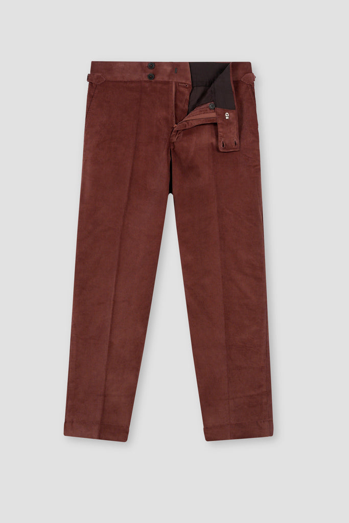 Mountain Brown Corduroy Gurkha Trousers