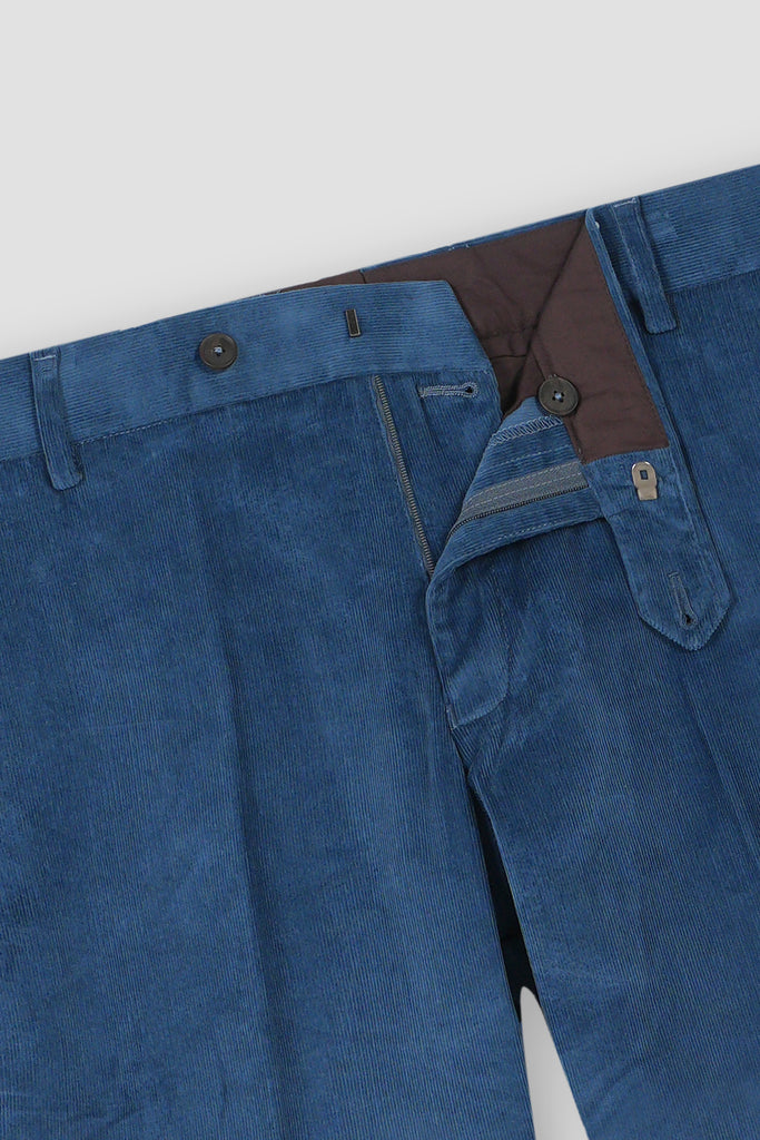 Steel Blue Corduroy Soren Trousers