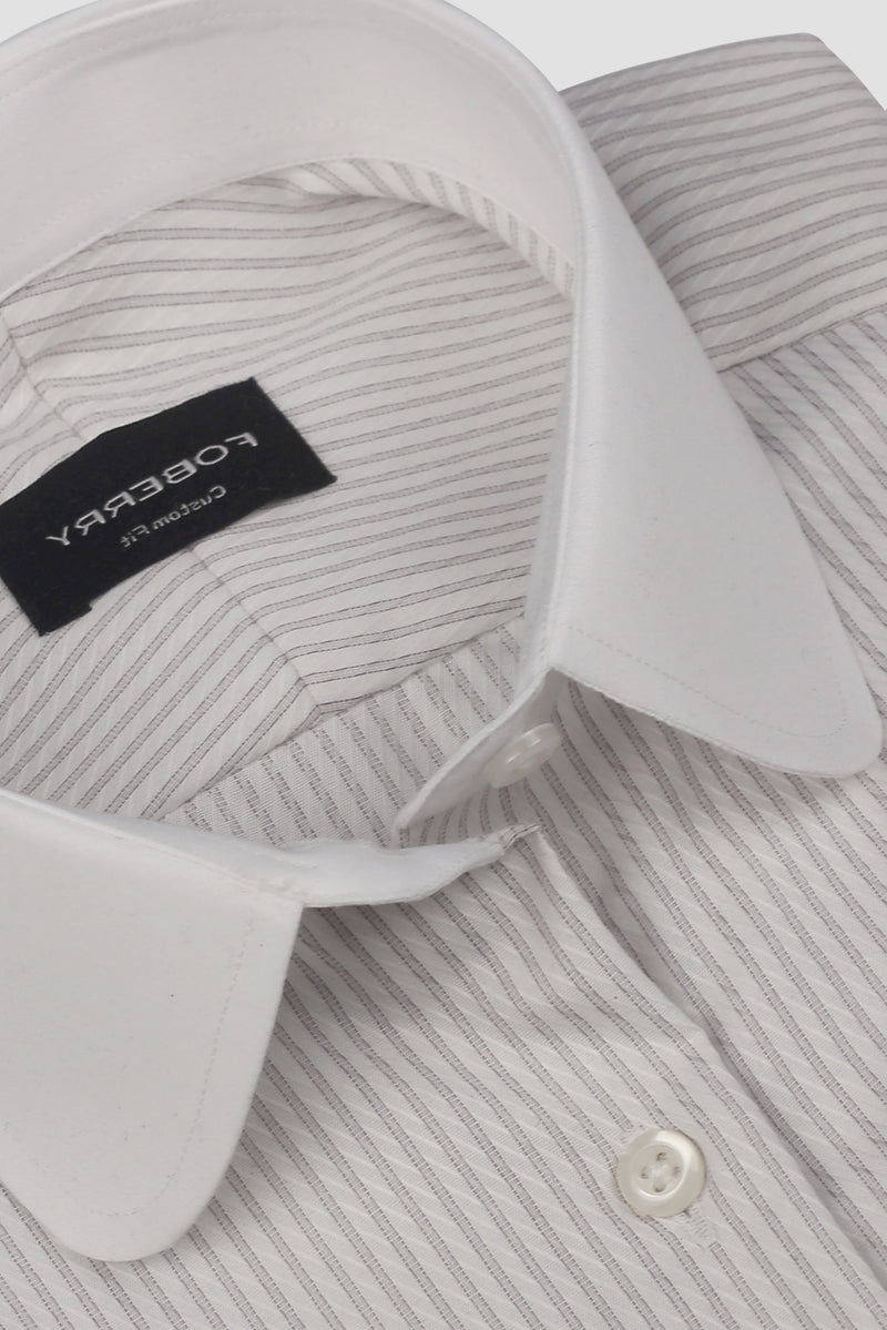 Grey Stripes Egyptian Easy Care Shirt