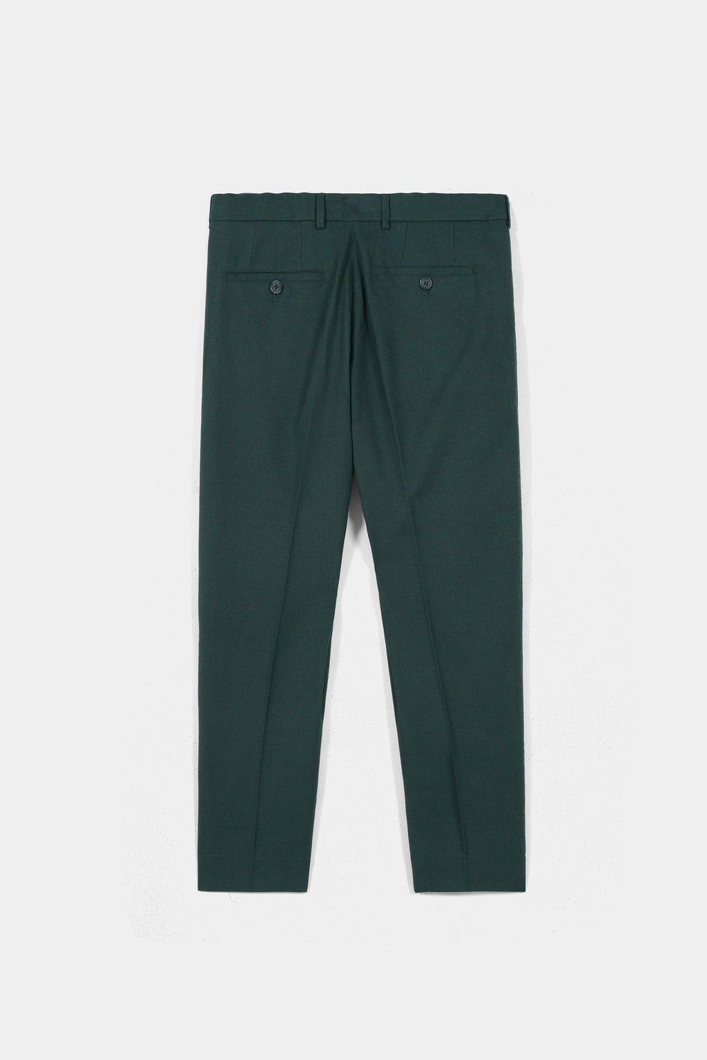 Forrest Green Flannel Ravon Trousers