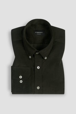 Soft Forrest Green Corduroy Shirt