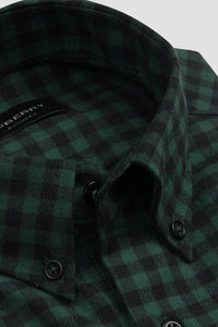 Amazon Green Shepherd Check Winter Flannel Shirt