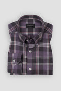 Light Muave Tartan Winter Flannel Shirt