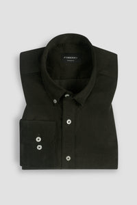 Soft Forrest Green Corduroy Shirt
