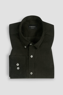 Soft Forrest Green Corduroy Shirt