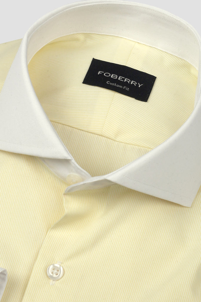 Yellow Pin Striped Featherweight Shirt