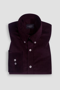 Dark Plum Corduroy Shirt