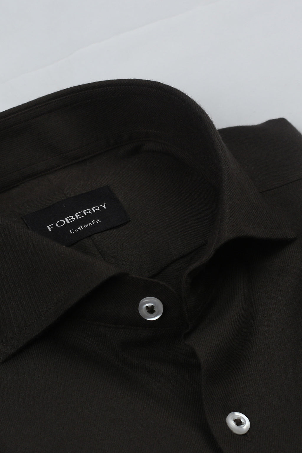 Olive Brown Winter Flannel Shirt