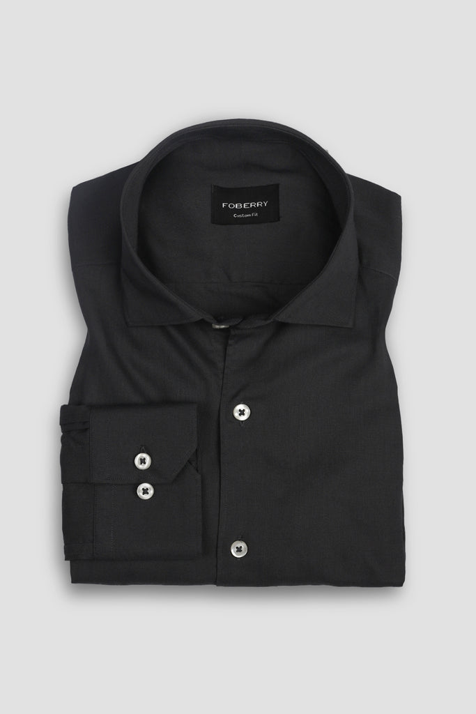 Grey Linen Featherweight Shirt