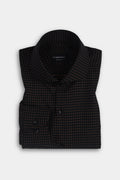 Gold On Black Polka Dots Shirt