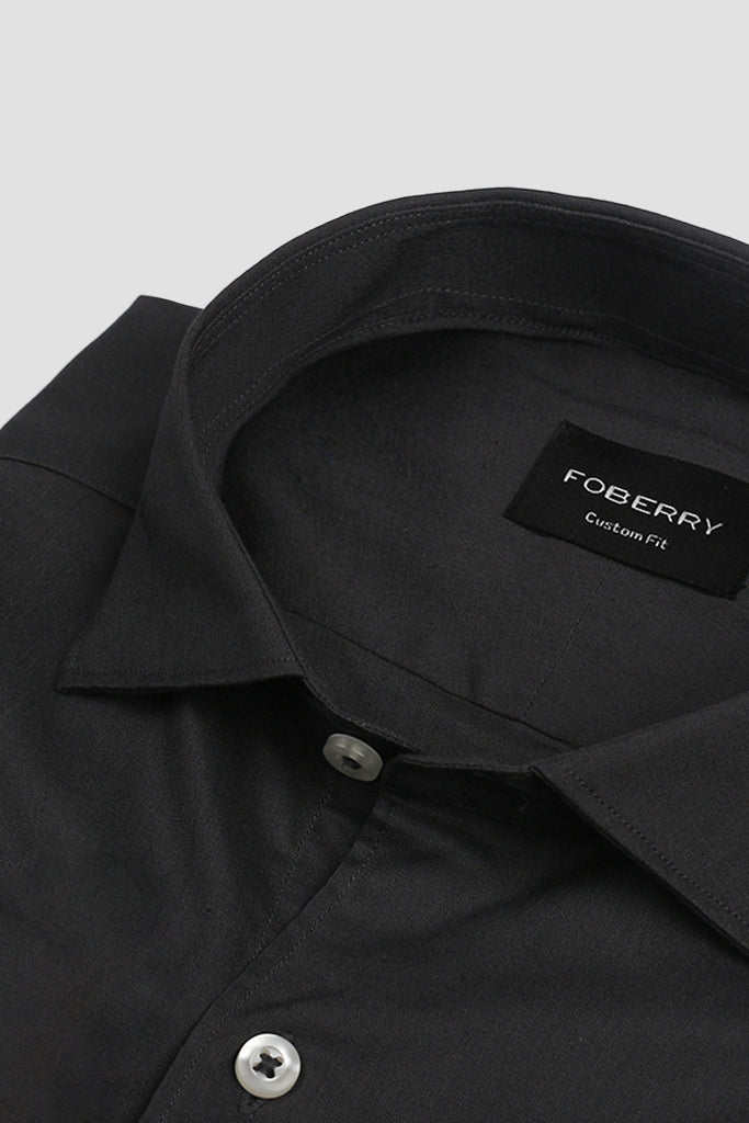 Grey Linen Featherweight Shirt