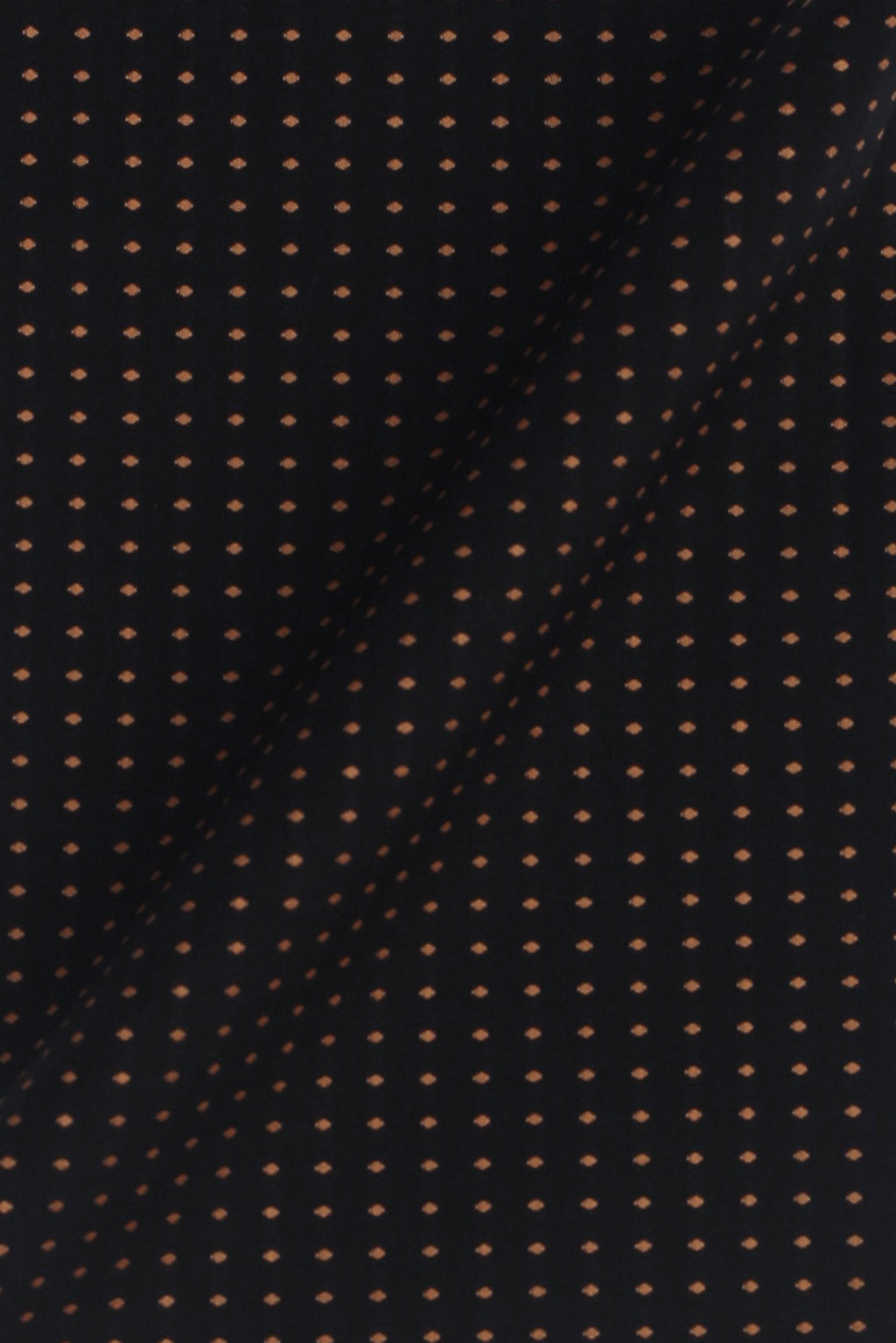 Gold On Black Polka Dots