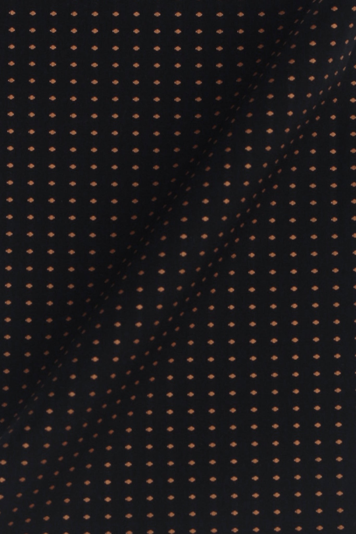 Gold On Black Polka Dots