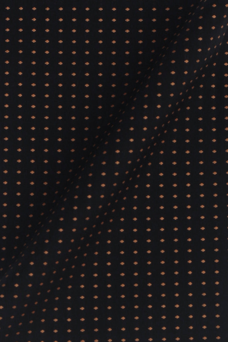 Gold On Black Polka Dots