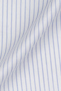 Sky Blue 60s Pencil Stripes