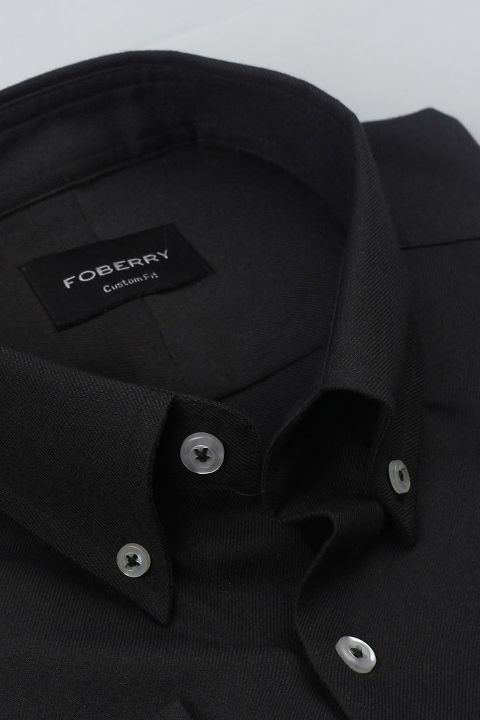 Steel Grey Winter Flannel Shirt