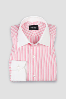 Fuchsia Hairline Striped Shirt