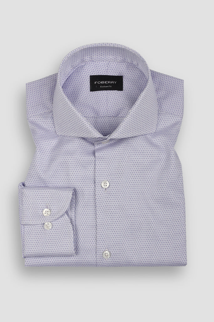 Soft Lilac Structured Shirt