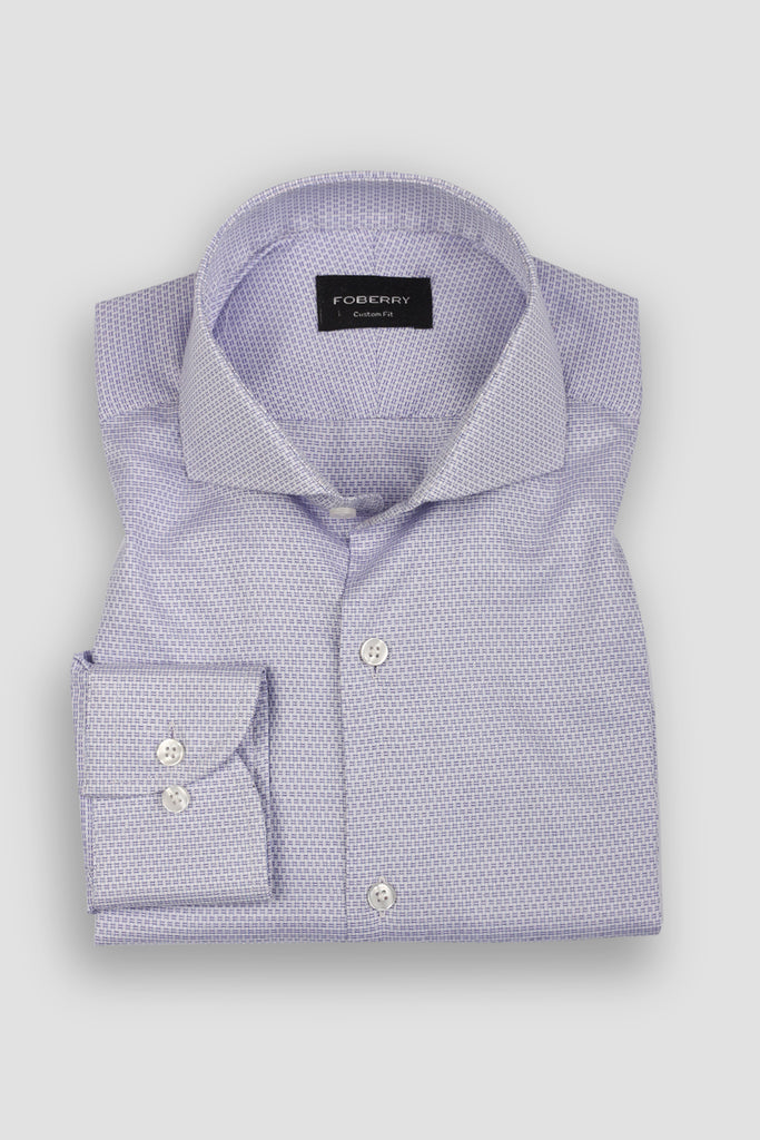 Soft Lilac Structured Shirt