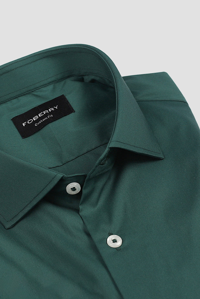 Dark Green Performance Stretch Shirt