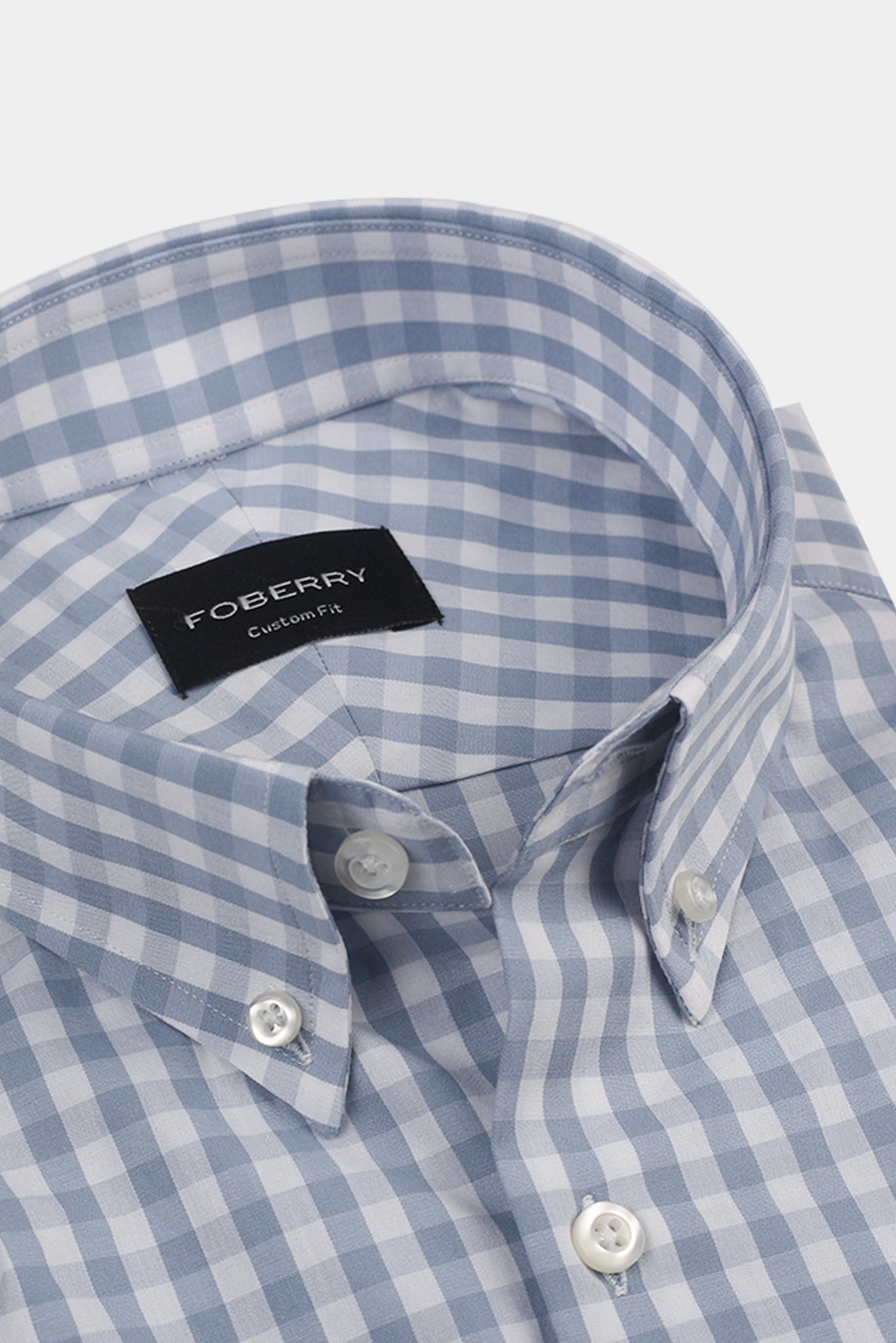 Sky Blue Buffalo Check Shirt