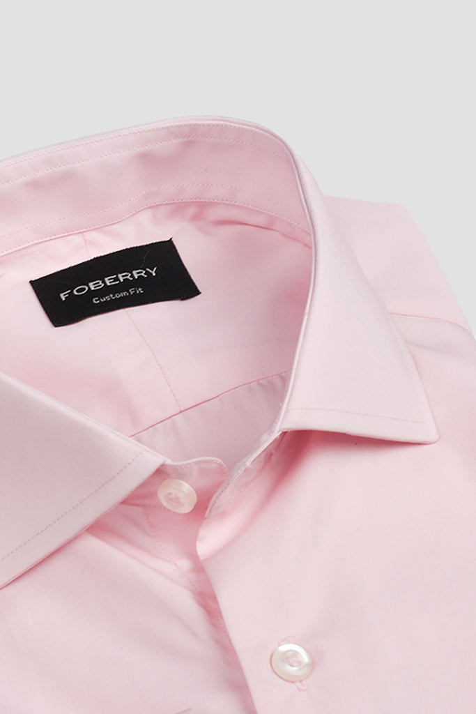 Egyptian Pink Poplin Twill Shirt