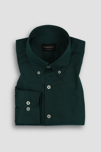 Jungle Green Irish Linen Shirt