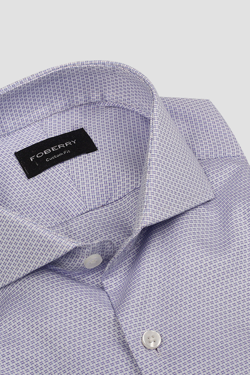 Soft Lilac Structured Shirt