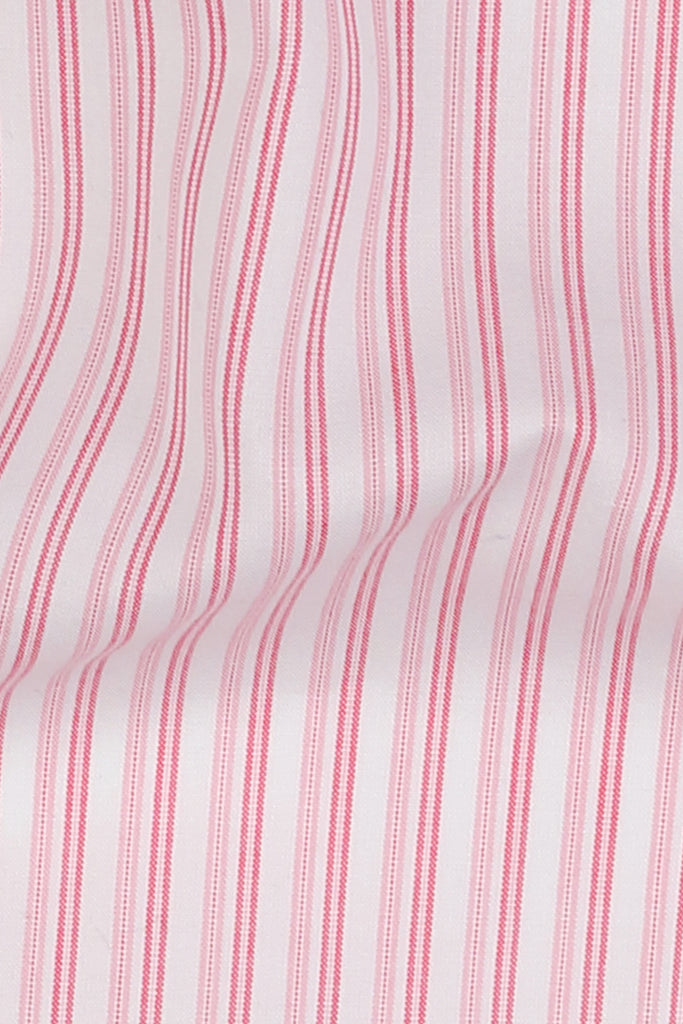 Fuchsia Hairline Striped Shirt