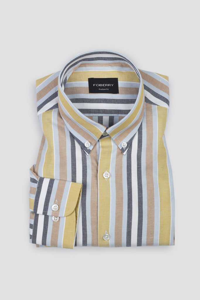 Multi Awning Stripes Shirt