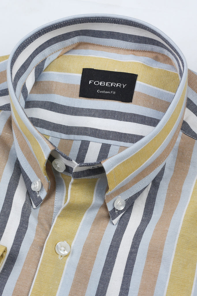 Multi Awning Stripes Shirt