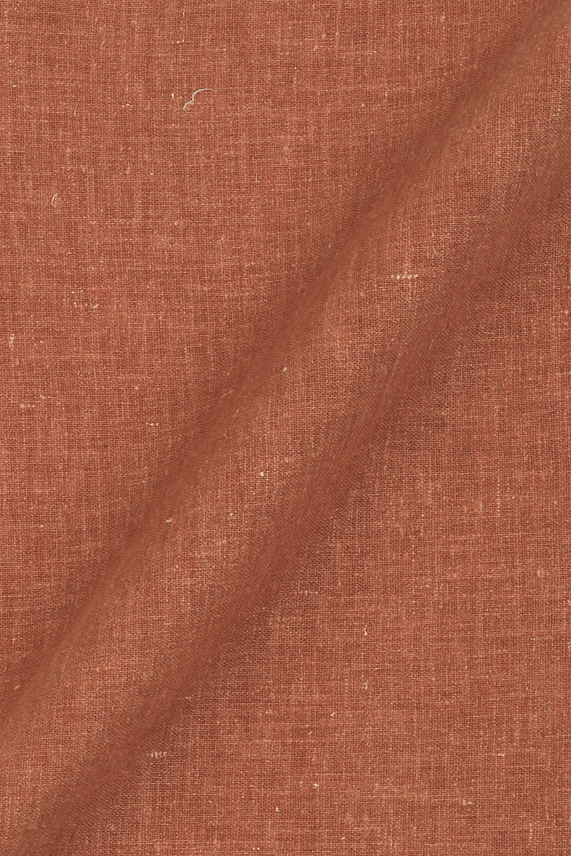 Sienna Brown Linen Shirt