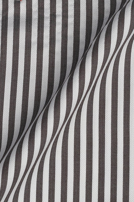 Charcoal Bengal Structured Stripes