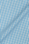 Soft Turquoise Blue Gingham