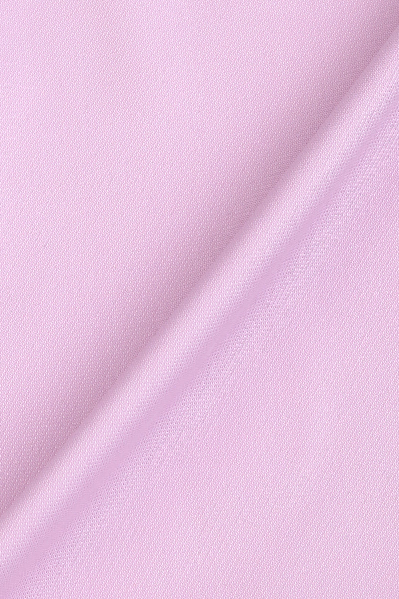 Lilac Self Structured Egyptian Shirt