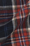 Blue Orange Madras Winter Flannel