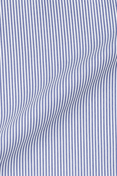 Soft Ink Blue Pencil Striped
