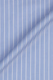 Sky Blue With White Pencil Stripes