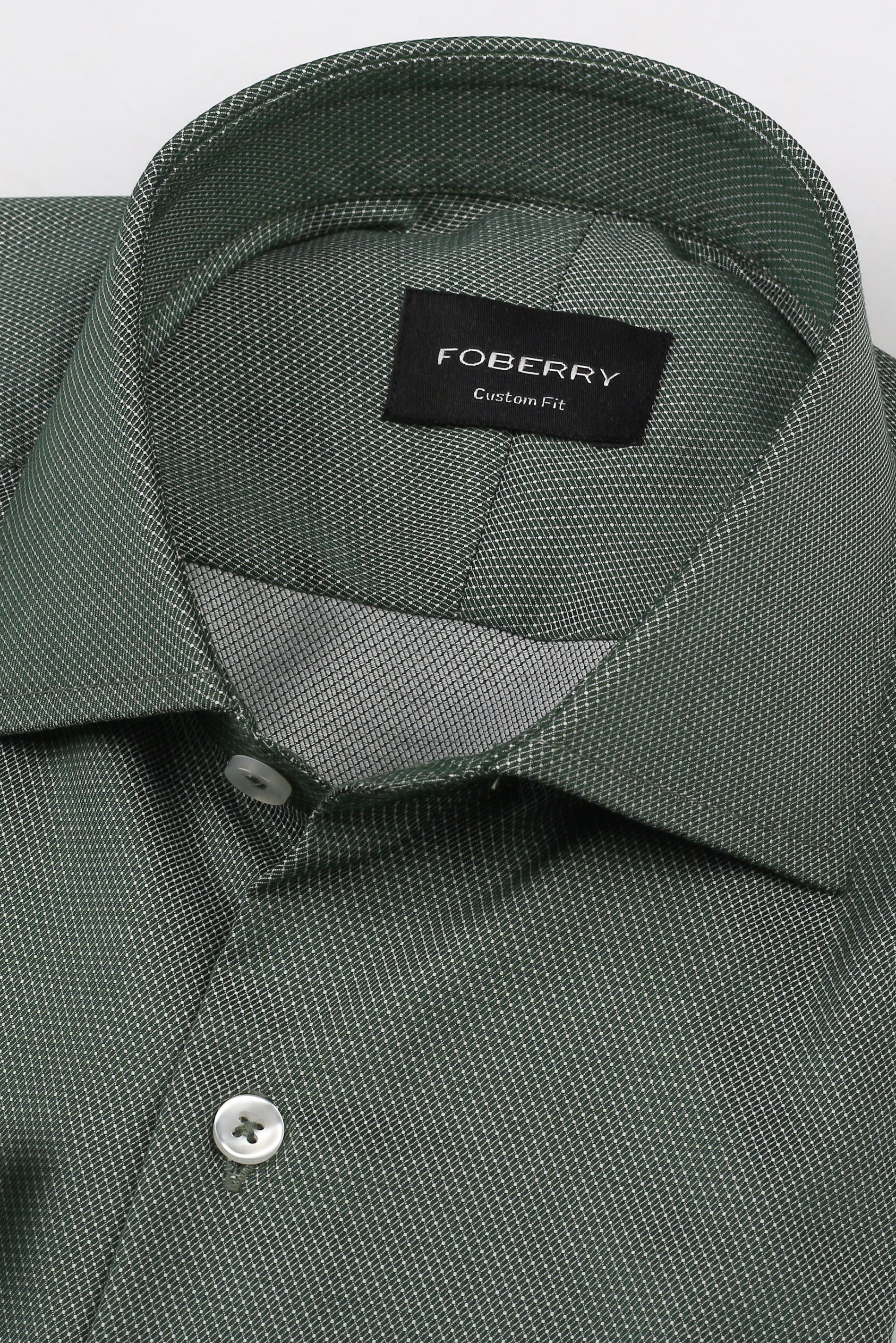 Amazon Green Patterned Stripes Shirt - Easy Care