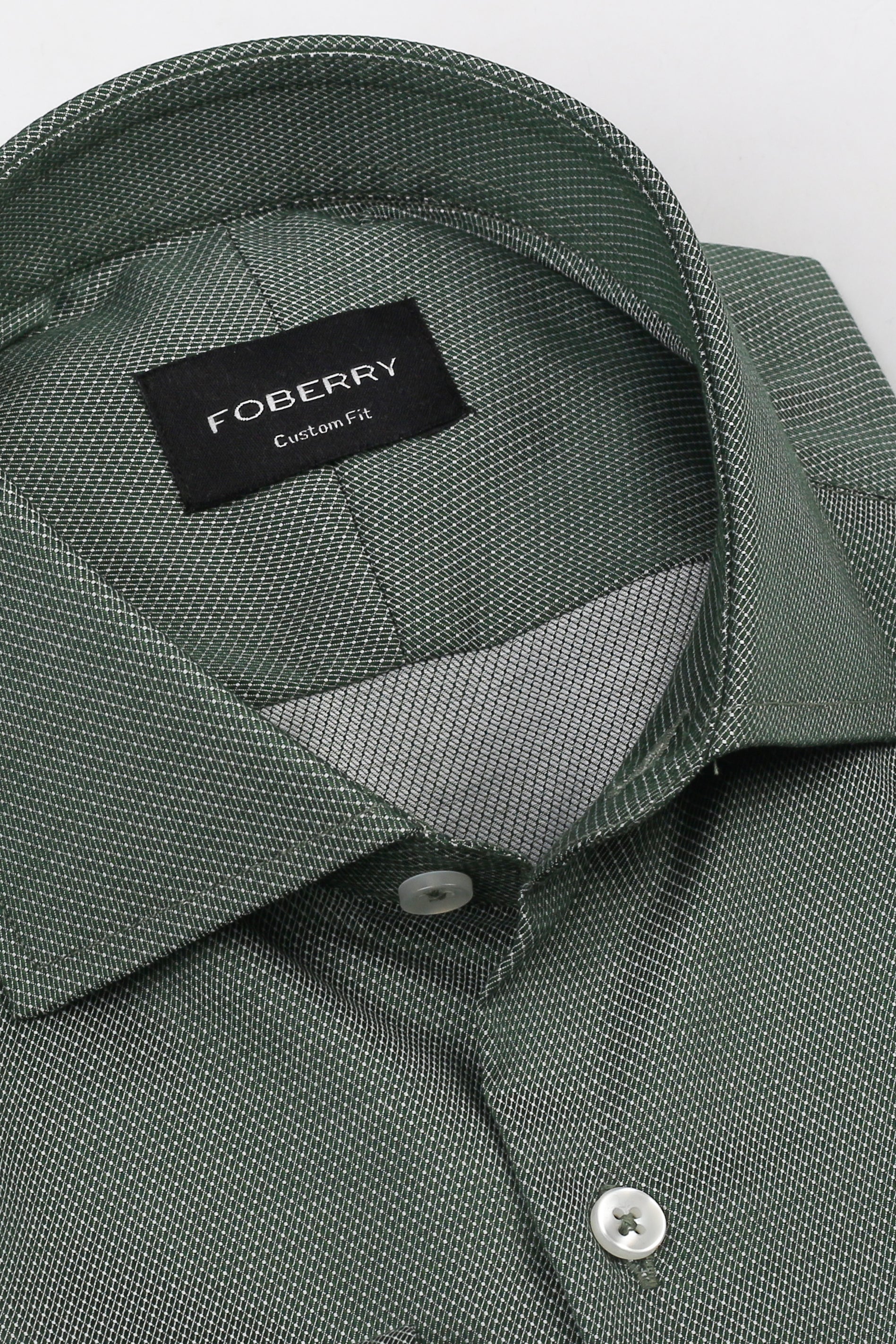 Amazon Green Patterned Stripes Shirt - Easy Care